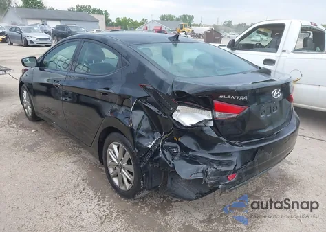 2014 Hyundai Elantra Se z USA, uszkodzony, nr VIN 5NPDH4AEXEH488458